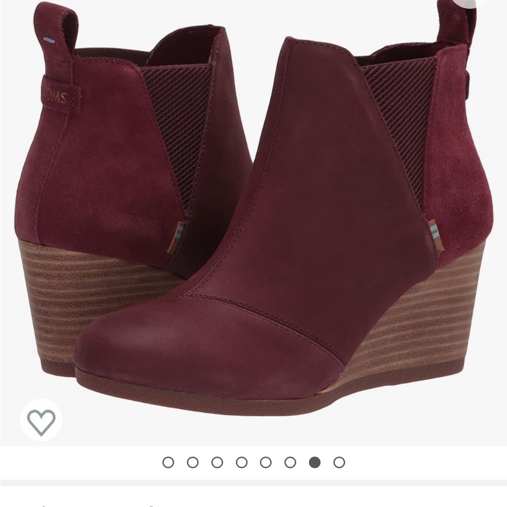 TOMS Women's Kelsey Fashion Boot- burgandy